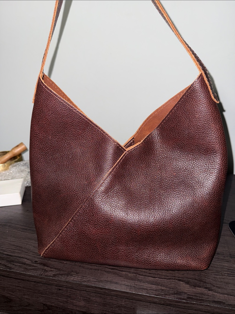 Portland leather coldbrew Large Naomi - Picture 4 of 5
